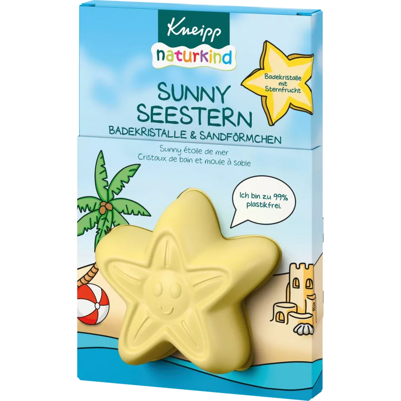 Kneipp Naturkind Badkristallen & Zandvormen Sunny Starfish, 60 g