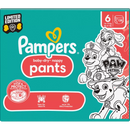 Pampers Baby Pants Baby Dry Gr.6 Extra Large (14-19 kg) Édition limitée Paw Patrol, boîte mensuelle, 138 pièces.