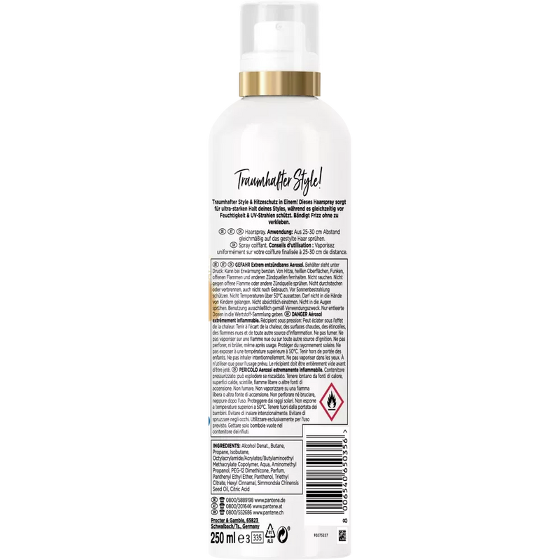 PANTENE PRO-V Haarlak Ultra Sterk Houdbaar, 250 ml