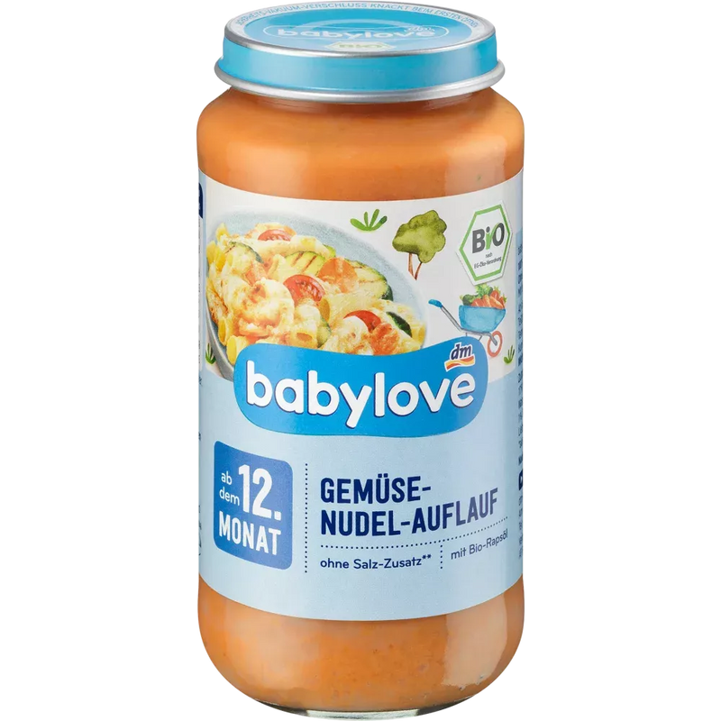 babylove Menu Groenten Pasta Casserole van 12 maanden, 250 g