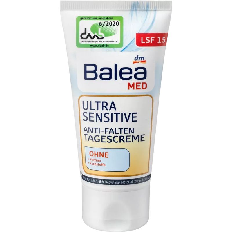 Balea MED Anti-Rimpel Dagcrème Ultra Gevoelig, 50 ml