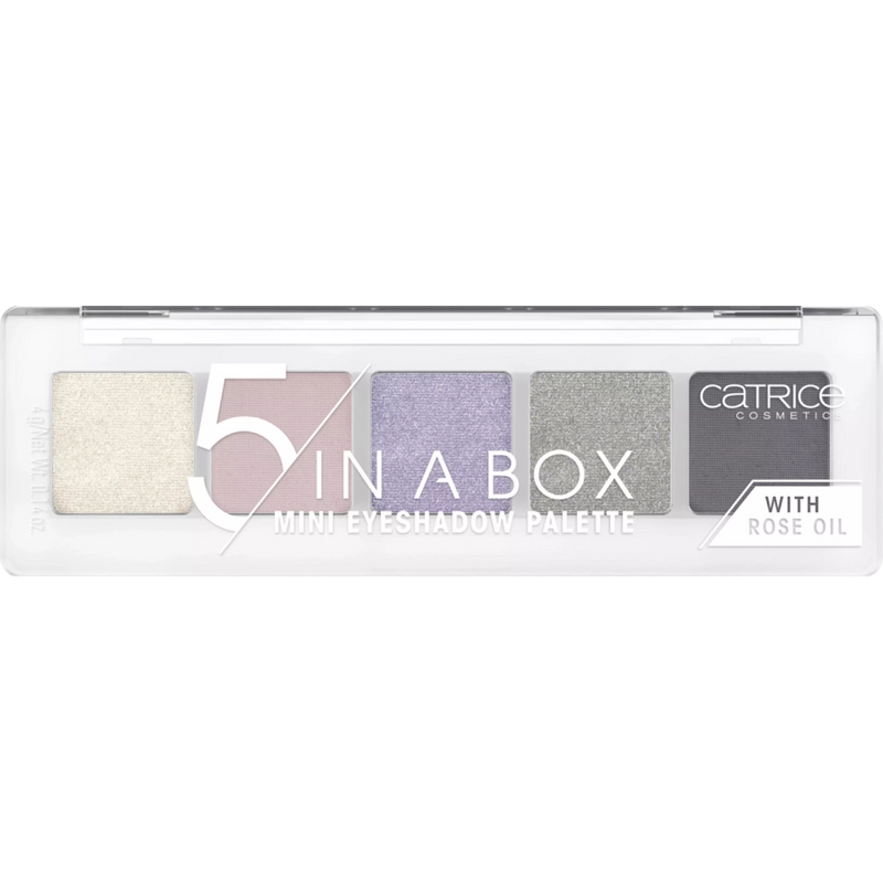 Catrice Oogschaduwpalette 5 In a Box Mini 080 Diamond Lavendel Look, 4 g