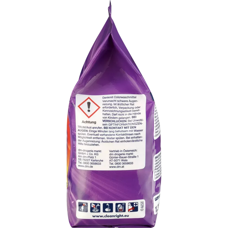 Lessive en poudre Denkmit Color, 1,35 kg