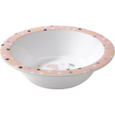 Bol en polypropylène Babylove rose/blanc, 1 pièce
