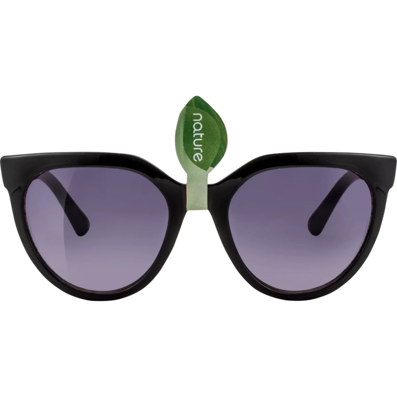 Lunettes de soleil SUNDANCE noires avec verres teintés violets, Nature, 1 pièce