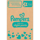 Pampers Babybroekjes nacht Baby Dry maat 4 (9-15 kg), maandelijkse doos, 180 stuks.