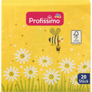 Profissimo Cocktailservetten "Bee" (25x25 cm), 20 st.