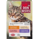 Dein Bestes Nourriture humide pour chats, sachet variations en gelée, multipack (12x100g), 1200 g