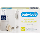 babylove Sac à langer au parfum frais, 100 pièces