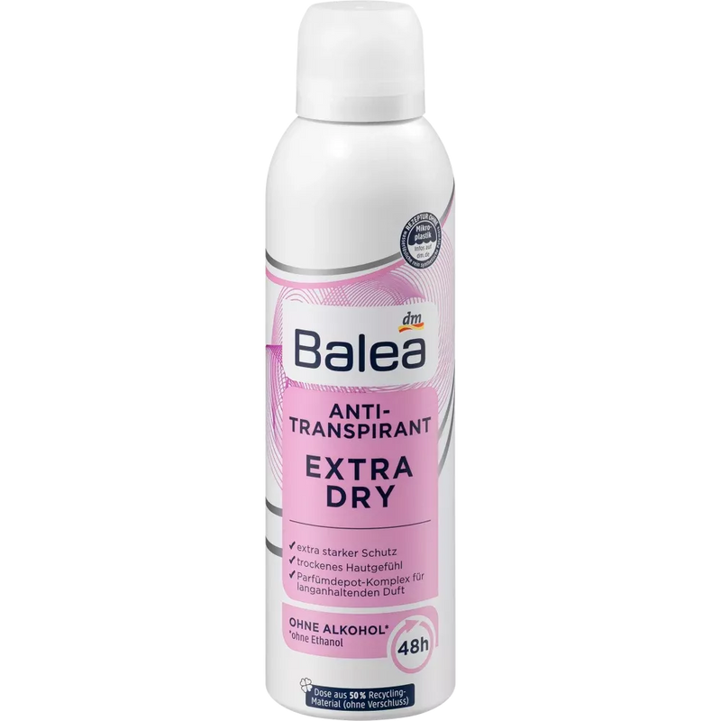 Balea Deo Spray Antitranspirant Extra Dry, 200 ml