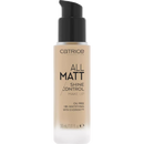 Fond de teint Catrice All Matt Shine Control 020 Beige Nude Neutre, 30 ml