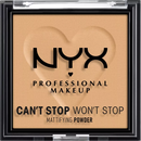 NYX PROFESSIONAL MAKEUP Poudre Can't Stop Won't Stop matifiante Doré 05, 6 g