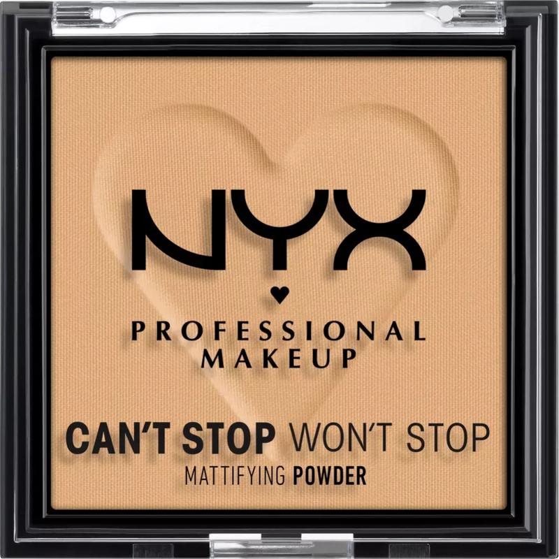 NYX PROFESSIONAL MAKEUP Poeder Can't Stop Won't Stop matterend Golden 05, 6 g