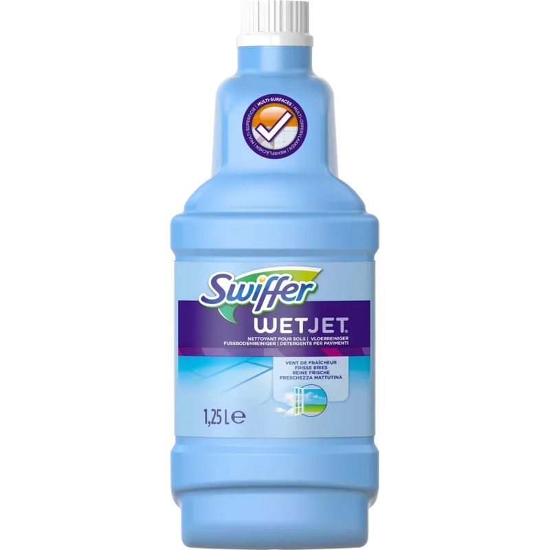 Swiffer Vloerenreinigingsoplossing Wet Jet Navulverpakking, 1,25 l