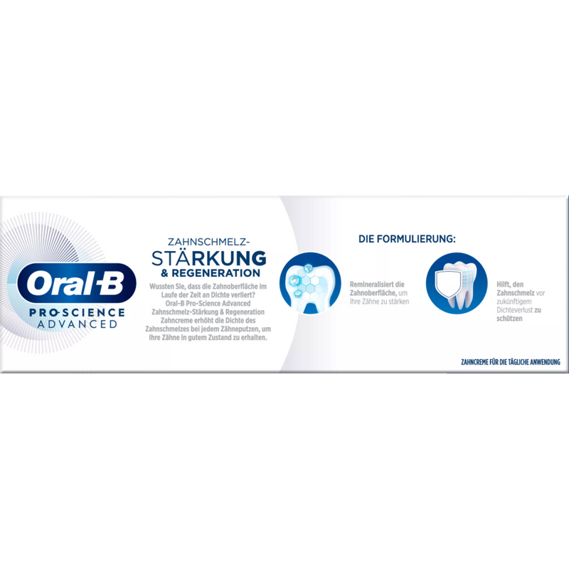 Oral-B Tandpasta Professional Glazuurversterking & Regeneratie, 75 ml