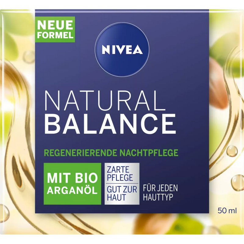 NIVEA Nachtcrème Natural Balance, 50 ml