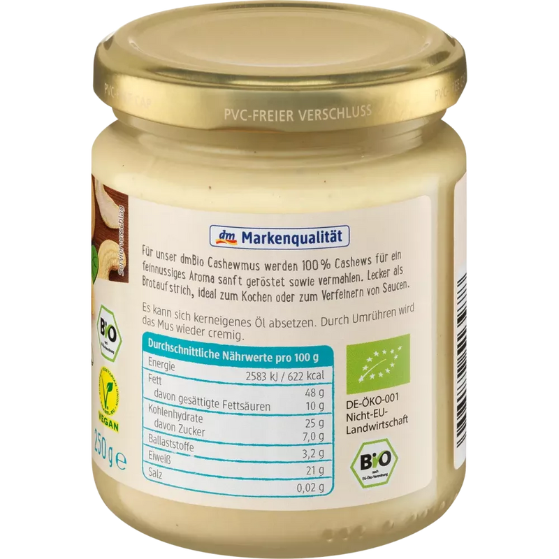 dmBio Cashewpuree, 250 g