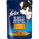 Felix Katten Natvoer, Adult, Zo goed als het lijkt met kip, 85 g