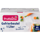 Profissimo Diepvrieszakken 1 l met sluitingen, 65 st.