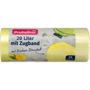 Profissimo Afvalzak 20 l met trekkoord & citrusgeur, 25 stuks.