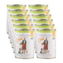 Defu Nourriture humide pour chiens, poulet biologique, haute sensibilité, sans céréales, multipack (12 x 410g), 4,92 kg