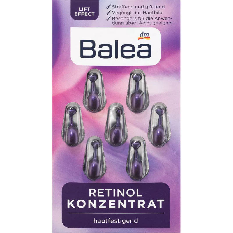 Balea Retinol concentraat skin-care, 7 stuks