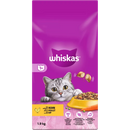 Croquettes Whiskas au poulet pour chats adultes de 1 an et plus, 1,9 kg