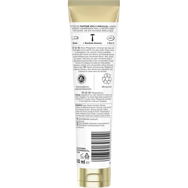 PANTENE PRO-V Conditioner miracles Hydra Glow, 160 ml