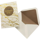 CACTUS Wenskaart verjaardag goudfolie embossing, 1 stuk