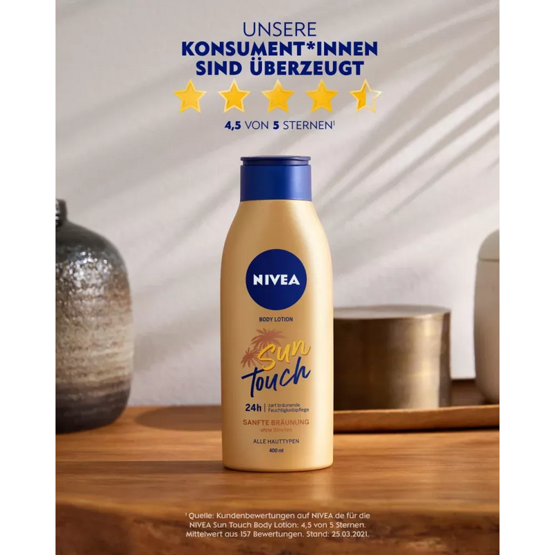 NIVEA Body Lotion Sun Touch, 400ml