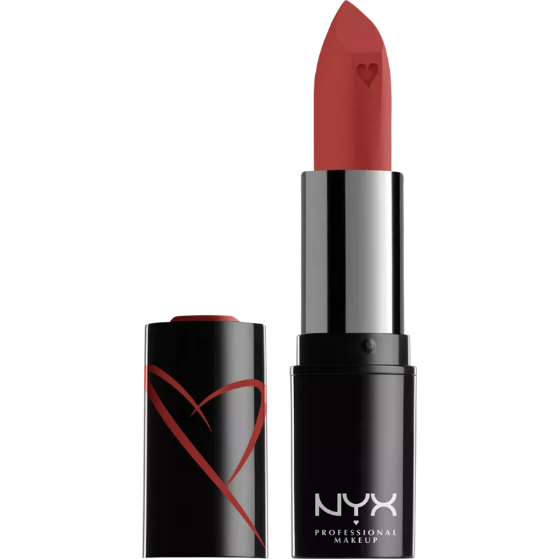 NYX PROFESSIONAL MAKEUP Lipstick Shout Loud Satin 12 Hot In Here, 3,5 g
