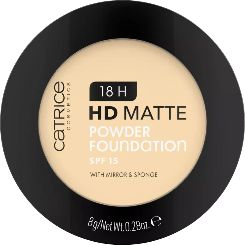 Catrice Foundation 18H HD Mat 010W, SPF 15, 8 g