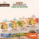 IAMS Katten natvoer, Naturally Land & See Collectie in saus (12 x 85 g), 1,02 kg