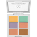 NYX PROFESSIONAL MAKEUP Contouring Palette 3C Kleurcorrectie 04, 9 g