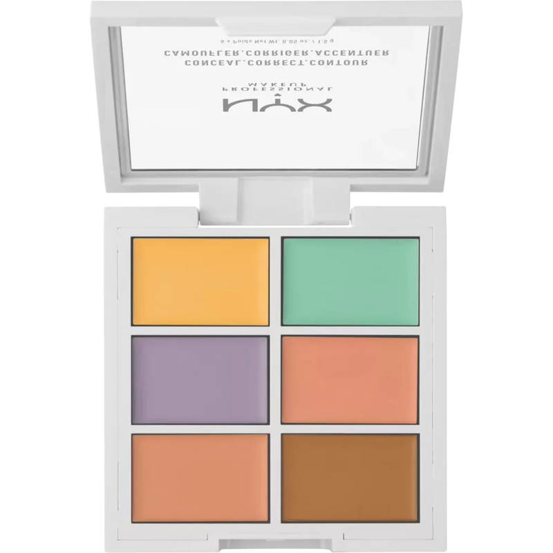 NYX PROFESSIONAL MAKEUP Contouring Palette 3C Kleurcorrectie 04, 9 g
