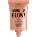 NYX PROFESSIONAL MAKEUP Enlumineur Born To Glow Illuminateur liquide 02 Gleam, 18 ml