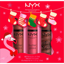 Coffret cadeau Trio de gloss au beurre de Noël NYX PROFESSIONAL MAKEUP, 1 pièce