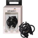 ebelin Haarspeld met intrekbare vleugels, klein, zwart, 1 st.