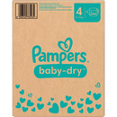 Couches Pampers Baby Dry taille 4 Maxi (9-14 kg), boîte mensuelle, 204 pièces.