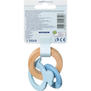 babylove Anneau de dentition en silicone en bois Dino/bleu, 1 pièce