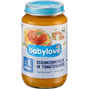 babylove Menu Nouilles au Jambon avec Sauce Tomate à partir de 8 mois, 220 g