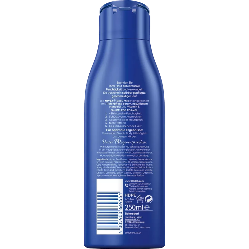 NIVEA Lichaamsmelk Rijk 5in1, 250 ml