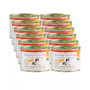 Defu Nourriture humide pour chiens, boeuf biologique, haute sensibilité, sans céréales, multipack (12 x 200g), 2,4 kg