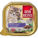 Dein Bestes Natvoer voor katten, Garden Treasures, met zalm & courgette, 100 g
