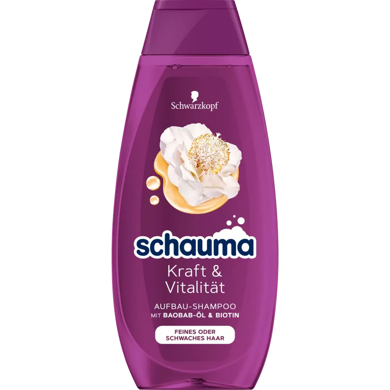 Schwarzkopf Schauma Shampoo Power & Vitality, 400 ml