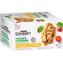 Purina Gourmet Natvoer voor katten met kip & kalkoen, nature's creations, Multipack (4x85 g), 340 g