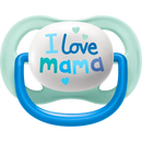 Philips AVENT Fopspeen ultra air silicone, blauw/geel, 0-6 maanden, 2 stuks