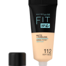 Maybelline New York Foundation Fit Me Matte & Poreless 112 Soft Beige, 30 ml
