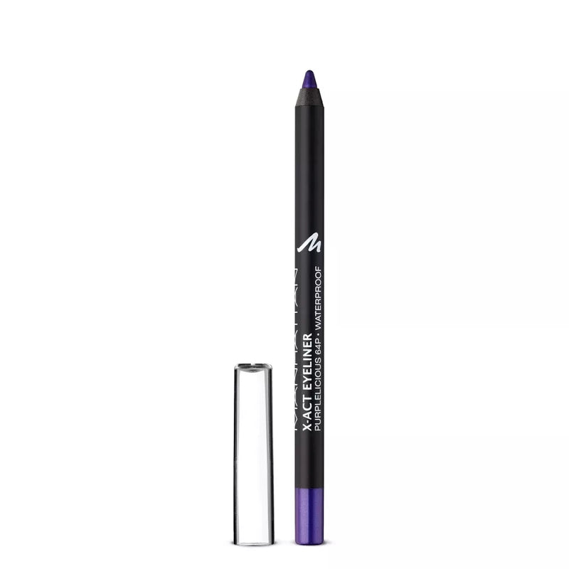 MANHATTAN Cosmetics Eyeliner X-Act waterproof Purplelicious 64P, 1.2 g