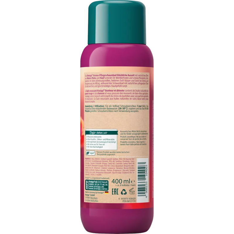 Kneipp Happy Time Out Schuimbad, 400 ml